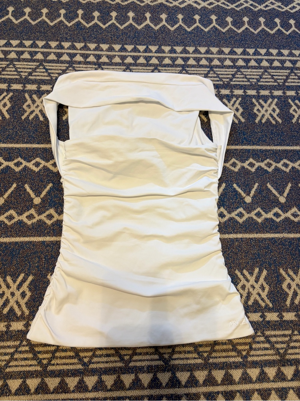 White Aritzia Contour Top
